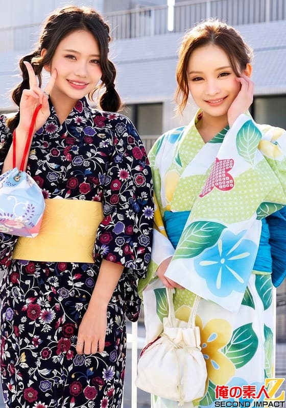 祝夏！花火大会に来てた浴衣美人と激えち野球拳！ゆかちゃんとしのんちゃん