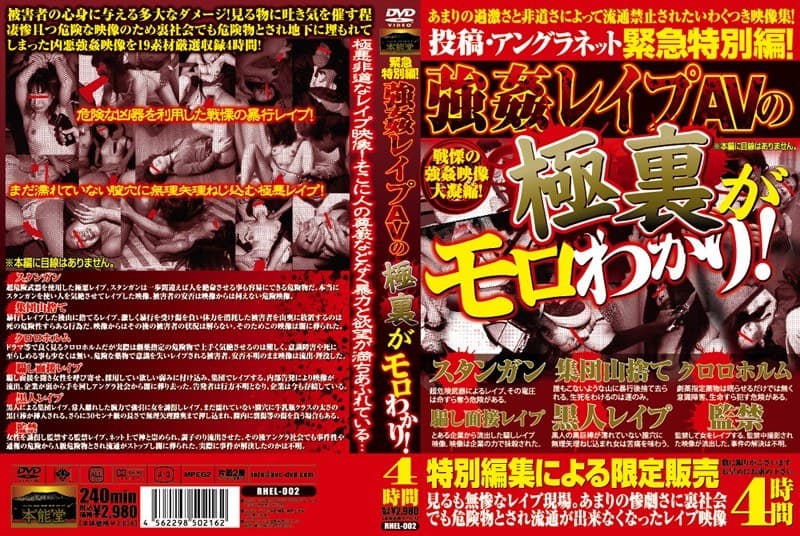 緊急特別編！強●レ●プAVの極裏がモロわかり！