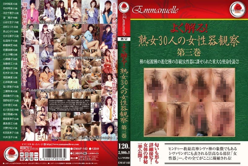 よく解る!熟女30人の女性器観察 第三巻