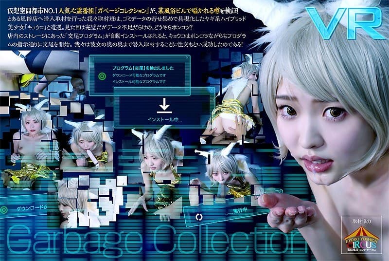 【VR】【電脳風俗・ヨシダサーカス】の協力で、仮想空間都市の人気心霊番組『ガベージコレクション』が潜入取材で遭遇したのは、ヒト×動物からうまれたポンコツ美少女ハイブリッドの霊……たぶんキョウコ?編