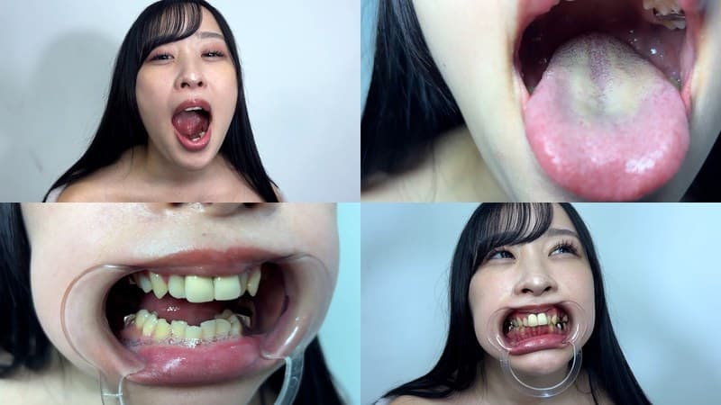 喉ちんこが可愛いゆのちゃんの口内観察