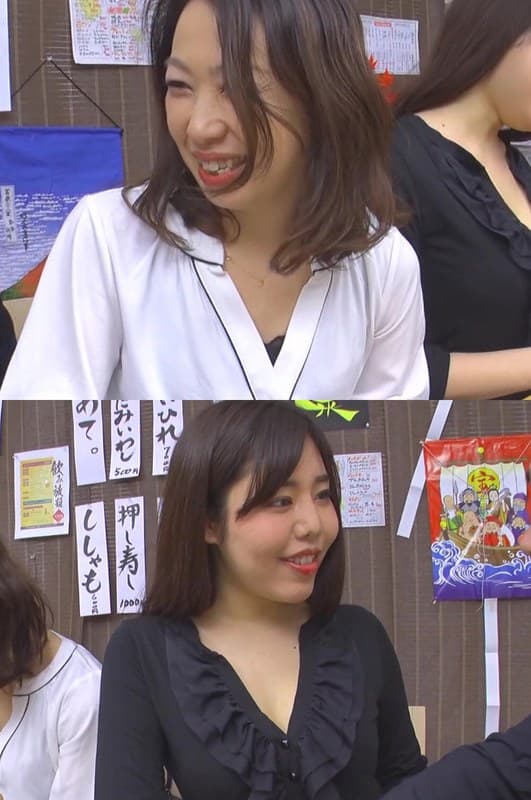 色白ふわふわ系と色気たっぷりセクシー系の2人!!それぞれをパクッといただきます!