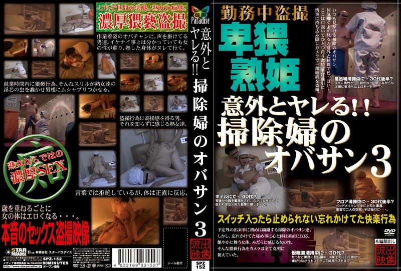 意外とヤレる!!掃除婦のオバサン 3