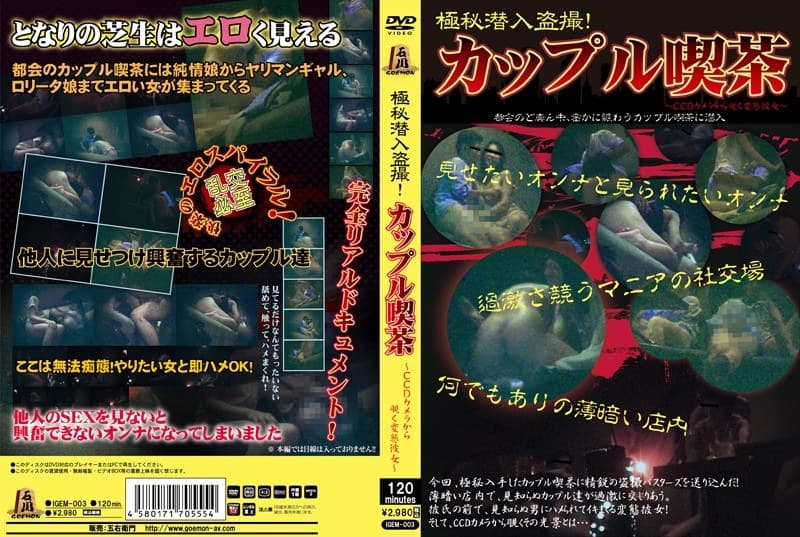 極秘潜入盗撮!カップル喫茶 ~CCDカメラから覗く変態彼女~