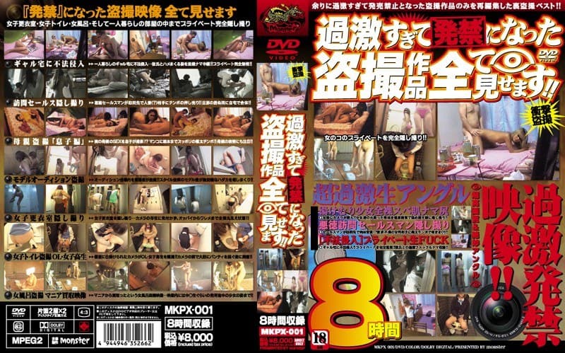 過激すぎて発禁になった盗撮作品全て見せます!!