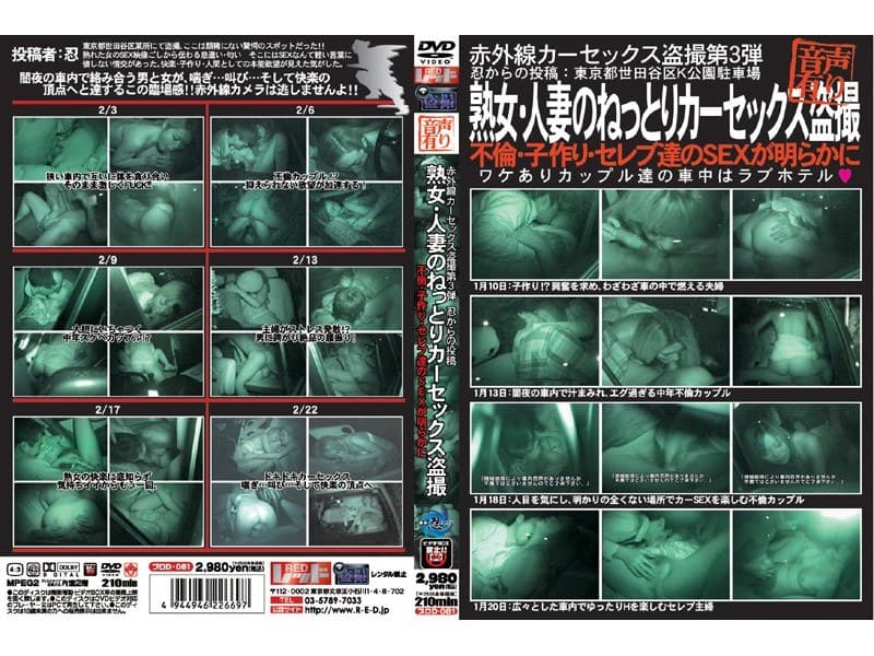 実録!カーSEX赤外線盗撮 第3弾
